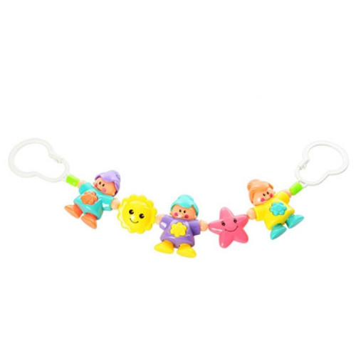 Брязкальце підвісне Love Toys, брязкальце на коляску, розтяжка на ліжечко, 3 види , WE432ACDH