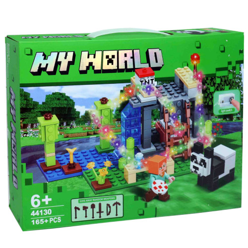 Конструктор My World Майнкрафт, 165 деталей, конструктор для детей, мелкий конструктор FD44130