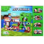 Конструктор My World Майнкрафт, 165 деталей, конструктор для детей, мелкий конструктор JK44132