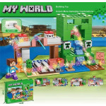 Конструктор My World Майнкрафт, 165 деталей, конструктор для детей, мелкий конструктор JK44132