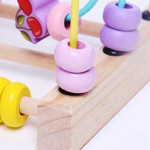 Пальчиковый лабиринт деревянная игра с бусинками-фруктами GF45191