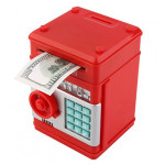 Игрушечный Сейф-копилка Number Bank, красный, звук DL4524