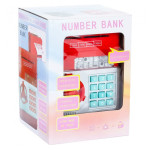 Игрушечный Сейф-копилка Number Bank, красный, звук DL4524