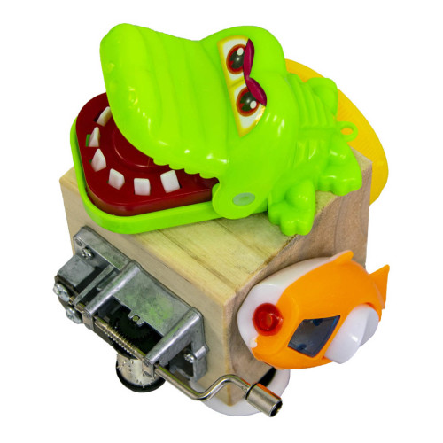 Мини Бизикуб деревянный 7 игровых элементов WU47776