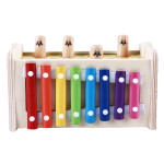 Деревянная игра 2в1 стучалка Wooden Toys с ксилофоном GW48710