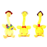 Плюшевая игрушка Танцующая Утка Dancing Duck, повторяет звуки, подсветка, в ассортименте DR50254