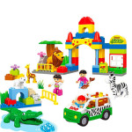 Конструктор JDLT Happy Zoo Счастливый зоопарк, 72 крупные детали LT5029