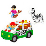 Конструктор JDLT Happy Zoo Счастливый зоопарк, 72 крупные детали LT5029