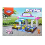 Конструктор "Кафе-мороженое" City Girl, конструктор для девочки, игровой набор на 253 детали (AU52014)