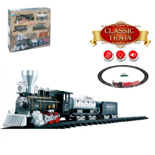 Іграшкова залізниця Classic Train, світлові та звукові ефекти YY522-88