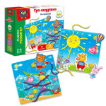 Гра - шнурівка Vladi Toys Академія розвитку На природі, з липучками HD5303-02
