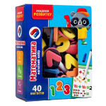 Гра на магнітах Vladi Toys Математика, 40 магнітів, картки із завданнями, маркер, картон JH5411-16