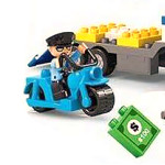 Конструктор JDLT Полицейский отряд Погоня за преступником 41 деталь LT5426