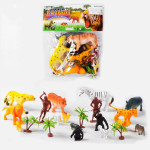 Игровой набор диких животных Wild Animal 15 шт, 2 фигурки человечков NG582 Игровой набор диких животных Wild Animal 15 шт, 2 фигурки человечков NG582