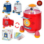 Игрушечный Сейф-копилка Rocket Piggy Bank Ракета с кодовым замком и сканером отпечатка пальца, звук, красный, англ. DL589-15