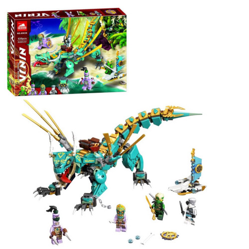 Конструктор Ninjago, Дракон, 530 деталей, дрібний конструктор, фігурки героїв FR60038