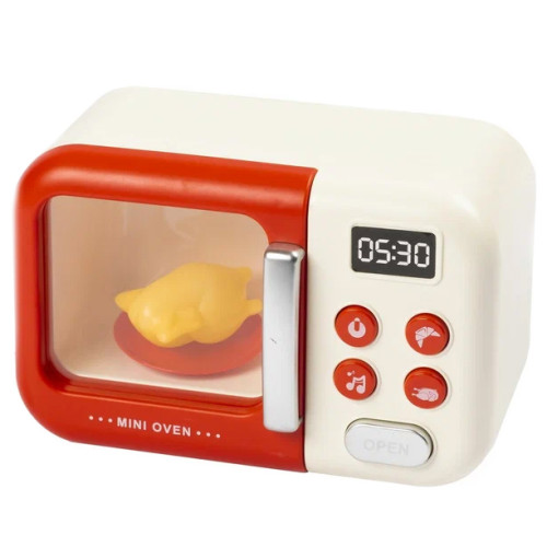 Игрушечная Микроволновая печь Kitchen, муляж курочки меняет цвет, звук свет KM603