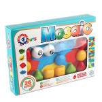 Детская мозаика с крупными деталями Пуговки Technok Toys, 26 кнопок, 6 картинок LY6047