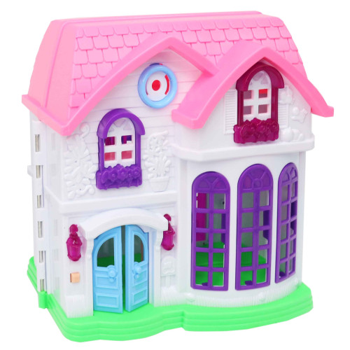 Игрушечный "Домик Пеппы" Beautiful Villa на 2 этажа, игровой набор с фигурками, подсветка, звук, игровые фигурки, мебель BN611 A