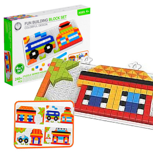 Мозаїка Persian Elefant Toys Будівлі на 240 пластикових деталей NZ622 Мозаїка Persian Elefant Toys Будівлі на 240 пластикових деталей NZ622