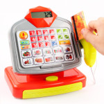 Игрушечный кассовый аппарат, с калькулятором, свет звук  SD66077