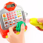 Игрушечный кассовый аппарат, с калькулятором, свет звук  SD66077
