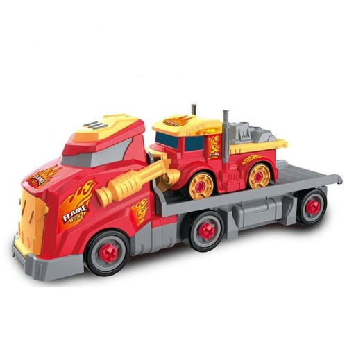 Набір машин "Modify Your Ride Flame Truck 2-in-1", машинка-конструктор, звук, викрутка, іграшковий набір, GY661-2017 Набір машин "Modify Your Ride Flame Truck 2-in-1", машинка-конструктор, звук, викрутка, іграшковий набір, GY661-2017