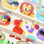 Магнитная игра мозаика, стилус, магнитный сортер, цвета, надписи на английском языке ZX66148