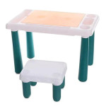 Игровой столик 5в1 Bulding Table с конструктором и стульчиком, столик для детей, детский столик (GM6666)