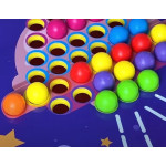 Мозаїка "4FUN Game Club", кульки, 84 елементи, 12 картинок-шаблонів, щипці, сортер, у коробці OK67941 Мозаїка "4FUN Game Club", кульки, 84 елементи, 12 картинок-шаблонів, щипці, сортер, у коробці OK67941