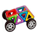 Магнитный конструктор KF693 Машинки (21 деталей)