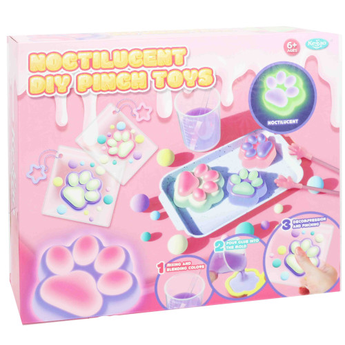 Набор для изготовления сквишей DIY Pinch Toys Лапки, сделай сквиш, творческий набор ZR708В67