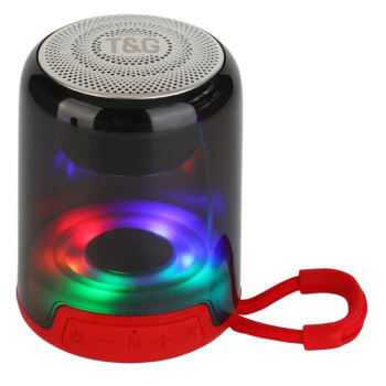 Портативная Колонка, bluetooth, micro USB, аккумулятор 3.7 V, TF-карта, USB-слот, AUX-кабель, подсветка ER72342