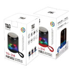 Портативная Колонка, bluetooth, micro USB, аккумулятор 3.7 V, TF-карта, USB-слот, AUX-кабель, подсветка ER72342