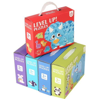 Пазл Puzzle 6в1 в асортименті, 6 пазлів з 2,3,4,5,6 елементів, картон YR73223