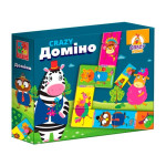 Настільна гра Доміно "Crazy Доміно" 2в1 "Vladi Toys", доміно з тваринами, розвиваюча гра, 28 карток HP8055-10 Настільна гра Доміно "Crazy Доміно" 2в1 "Vladi Toys", доміно з тваринами, розвиваюча гра, 28 карток HP8055-10