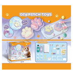 Набор для изготовления сквишей DIY Pinch Toys Лапки Котик, сделай сквиш, творческий набор ZR808В1