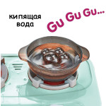 Игрушечная Кухня для детей с набором посуды и продуктов, пар, звук, свет, детская игрушечная плита (WM81815)
