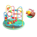 Развивающий куб Tree Toys деревянная игра с лабиринтом, сортером и часами KM872