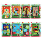 Развивающий куб Tree Toys деревянная игра с лабиринтом, сортером и часами KM872