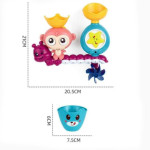 Развивающая игрушка для ванной Bath Toys Водопад Обезьянка с гусеницей, ковшик HG8808