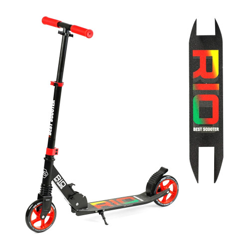 Самокат двоколісний "Best Scooter", колеса PU 145 мм, передній амортизатор, алюмінієве гальмо GFR 88505 