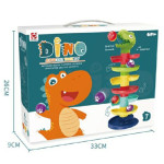 Гра Гірка з кульками Dino Track Динозавр на 7 ярусів з 2 кульками Динозавр G889-7