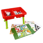 Набор настольных игр 7 в 1 Technok Toys, игровой столик для игр, шашки, шахматы, домино (GH9604)