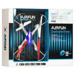 Квадрокоптер детский AirFun, дрон для детей без камеры, игрушка квадрокоптер поворот 360°(TO962)