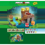 Магнитный конструктор Magic Cube, Майнкрафт, 48 строительных блоков, SD9807
