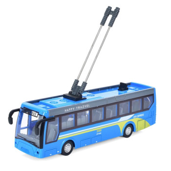 Іграшковий Автобус на радіокеруванні, акумулятор, USB, 1:32, 3 кольори, світло, NJ9933-1