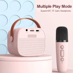 Детское караоке с микрофоном, караоке для детей, Bluetooth-колонка, беспроводной микрофон (R-K12)