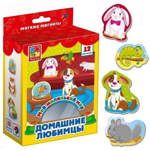 Гра на магнітах Vladi Toys Домашні улюбленці GF3106-05 Гра на магнітах Vladi Toys Домашні улюбленці GF3106-05