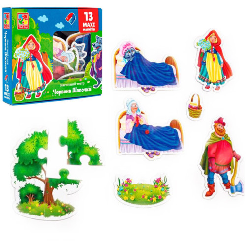 Магнітний театр "Червона шапочка" Vladi Toys, магнітна гра, гра на магнітах, дитяча гра Магнітний театр "Червона шапочка" Vladi Toys, магнітна гра, гра на магнітах, дитяча гра